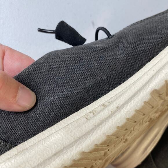 Hey Dude Women's Size 7 Wendy Chambray Off Black Slip On Loafer Comfort Sneaker - Picture 14 of 14